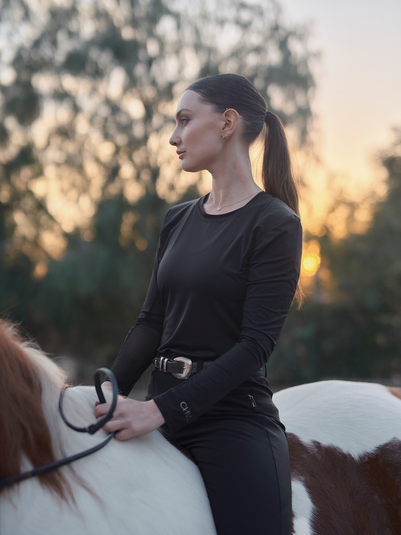 Hansen Dam Long Sleeve Mesh Top